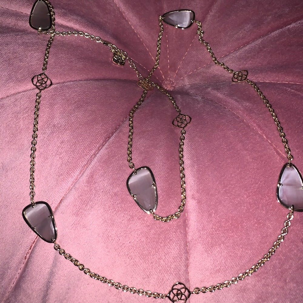 Clear quartz Kendra Scott necklace